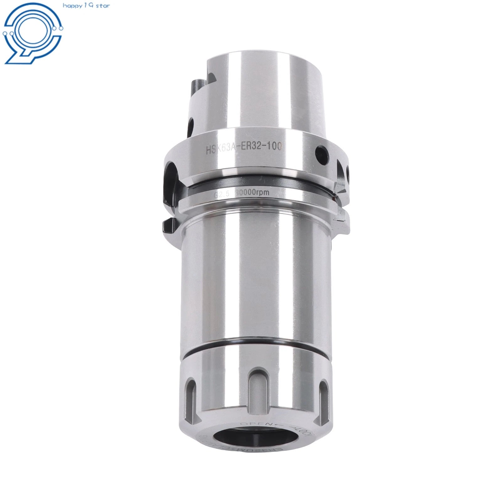 HSK63A ER32 Collet Chuck 100mm G2.5 30000RPM Precision Tool Holder
