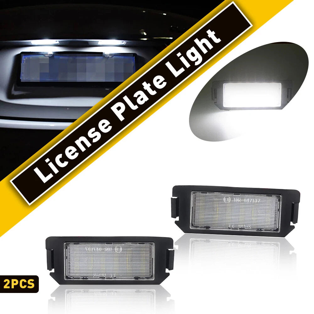 2X SMD LED License Plate Lights for Kia Soul / Veloster / Genesis (2010–2019)