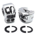 Chrome Switch Housing Cover Kit for Harley Touring Trike Street Glide (2014–2016)
