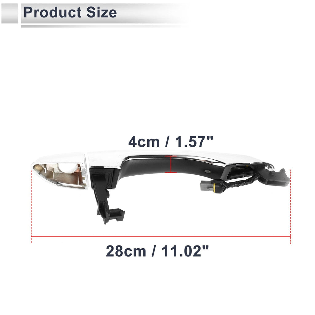 Front Left Door Handle for Hyundai Tucson (2016–2020) No. 82651D3710