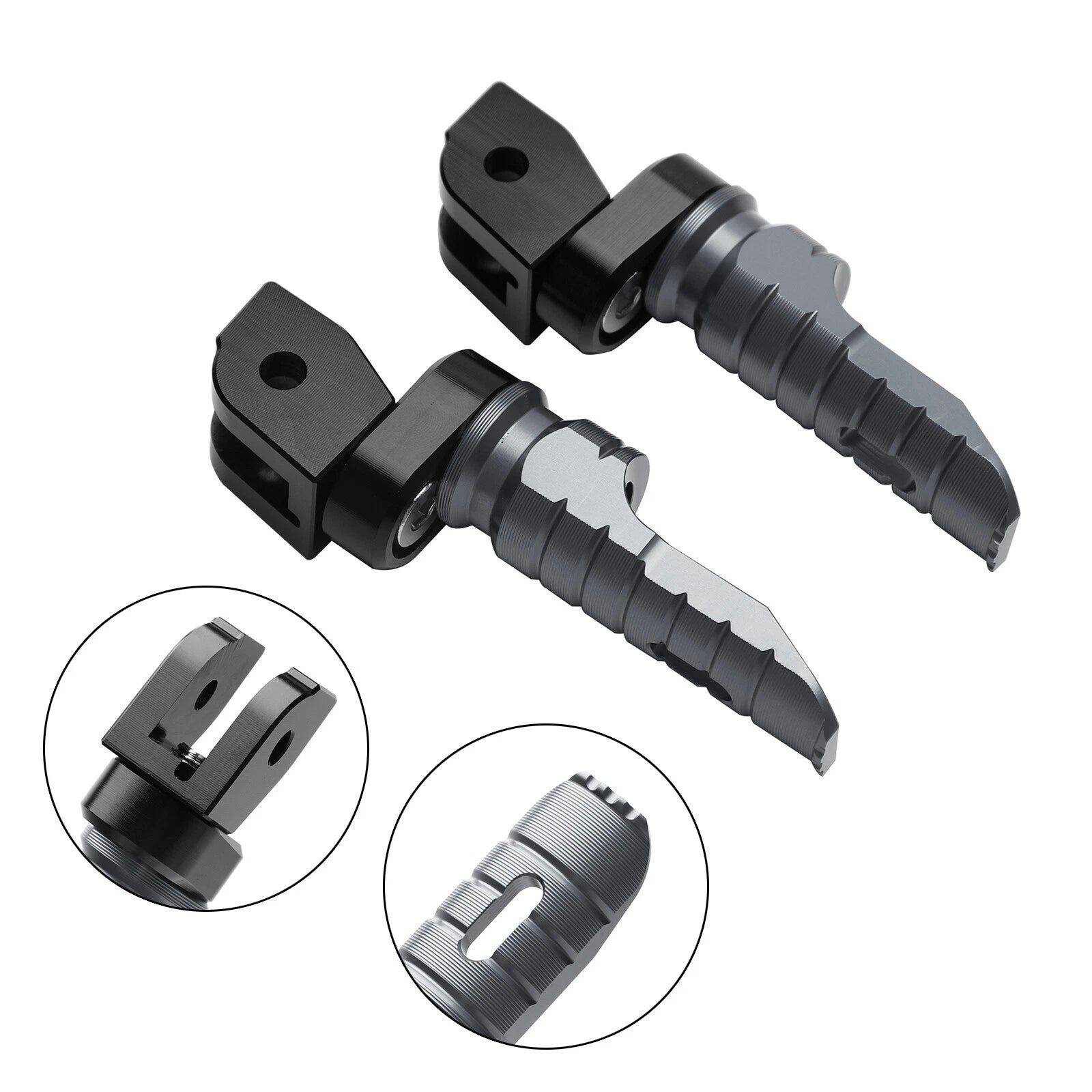 Front Footrests Foot Pegs for Ducati Multistrada 1200/1200S/1200 Enduro (2010–2019)