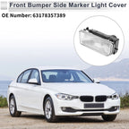 1 Pc Left Front Bumper Side Marker Light Cover for BMW 3 (No.63178357389)