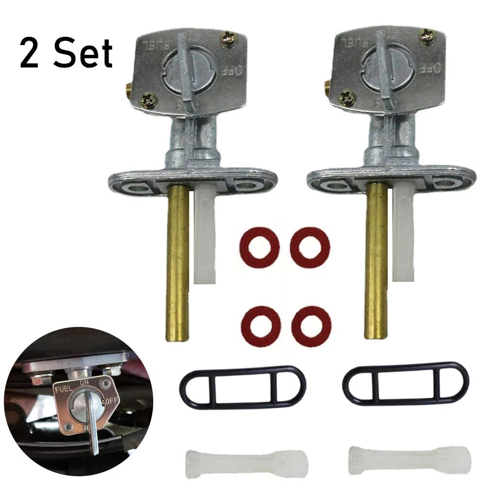 2X Fuel Gas Petcock Valve Switch for Yamaha YFM 660 Grizzly (2002–2008)