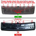Carbon Fiber Look Trunk Decklid Panel Trim for Ford Mustang (2015-2023)