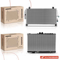 2X Radiator & AC Condenser Cooling Kit for Mitsubishi Outlander (2003–2006)