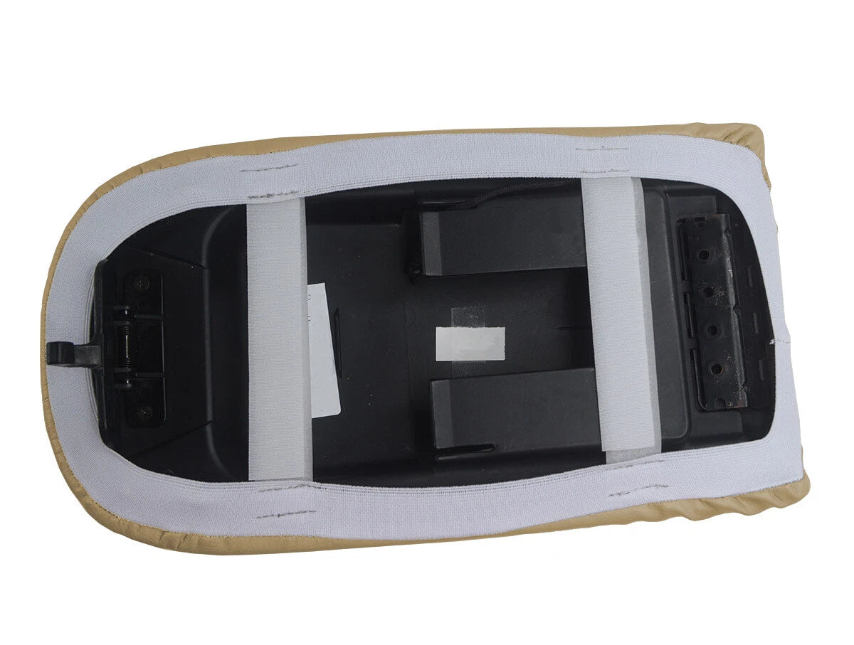 Console Lid Pull Over Cover Leather for Ford Expedition (1997–2002) Beige
