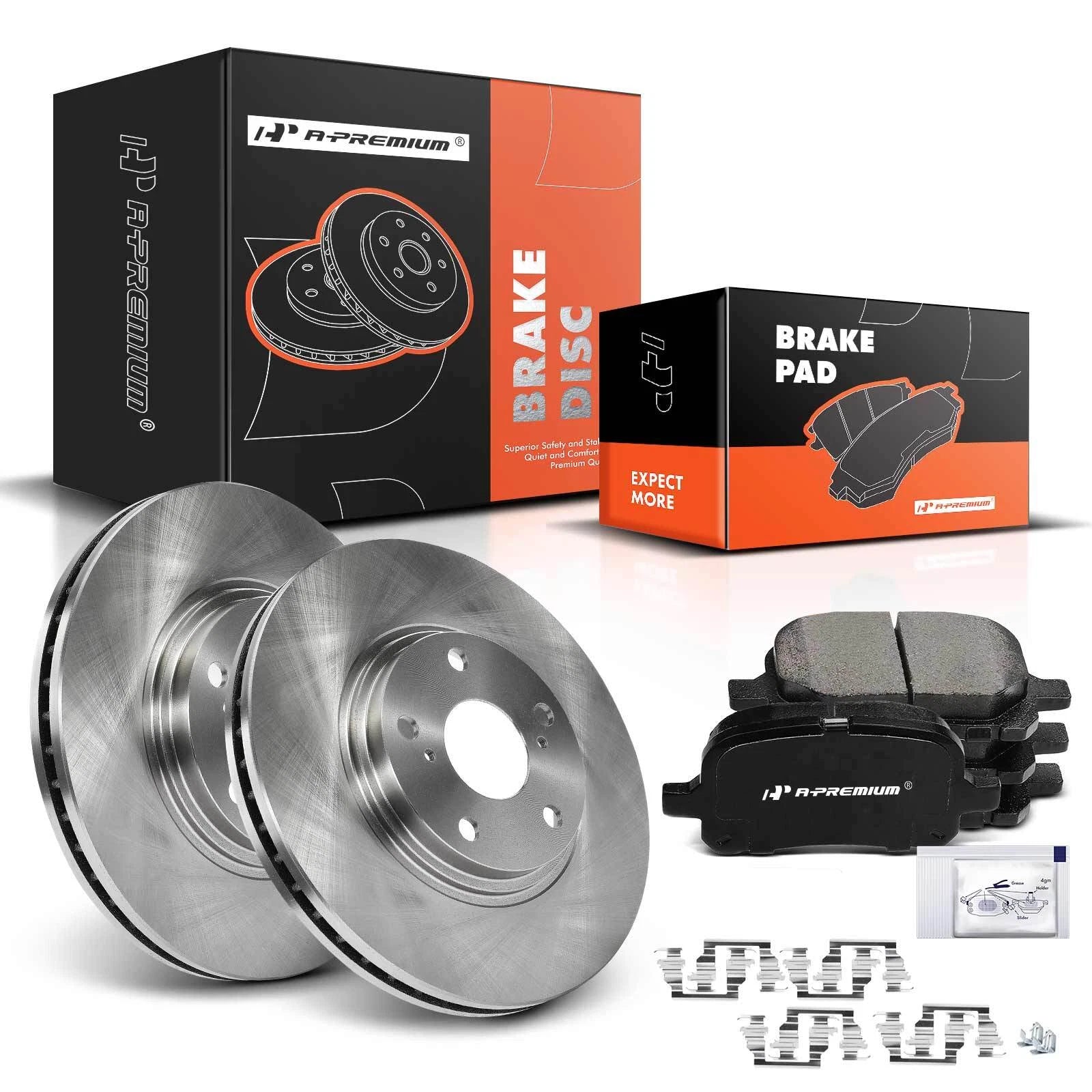 Front Disc Brake Rotors and Ceramic Pads for Lexus RX 300 (1999–2001)