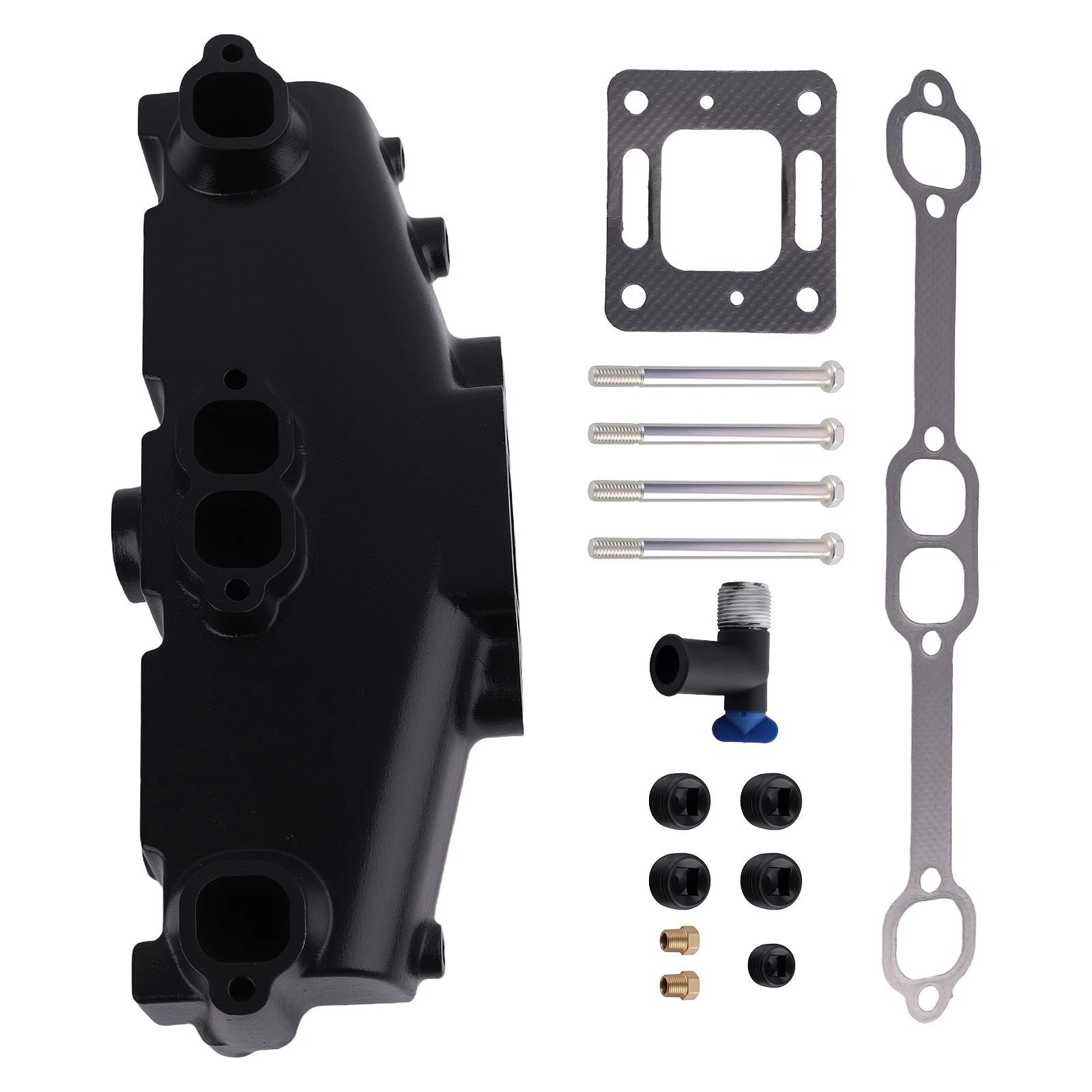 Cast Iron Marine Exhaust Manifold for MerCruiser 5.0 5.7 305 350 V8 (1983–2009) 18-1953-2
