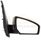 2X Non-Fold Power Towing Mirrors for Nissan Sentra (2007–2012) Black
