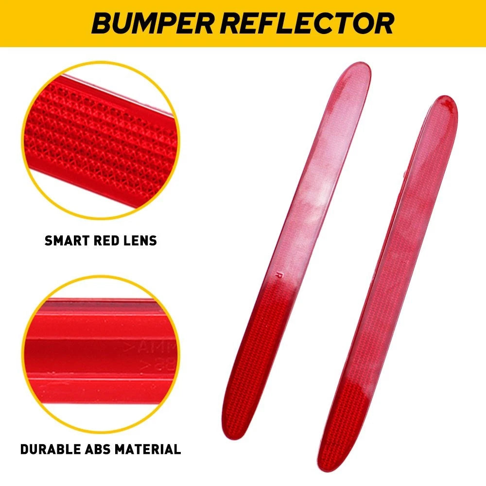 2X Rear Bumper Reflector Lamp Case for Honda CR-V (2005–2006)