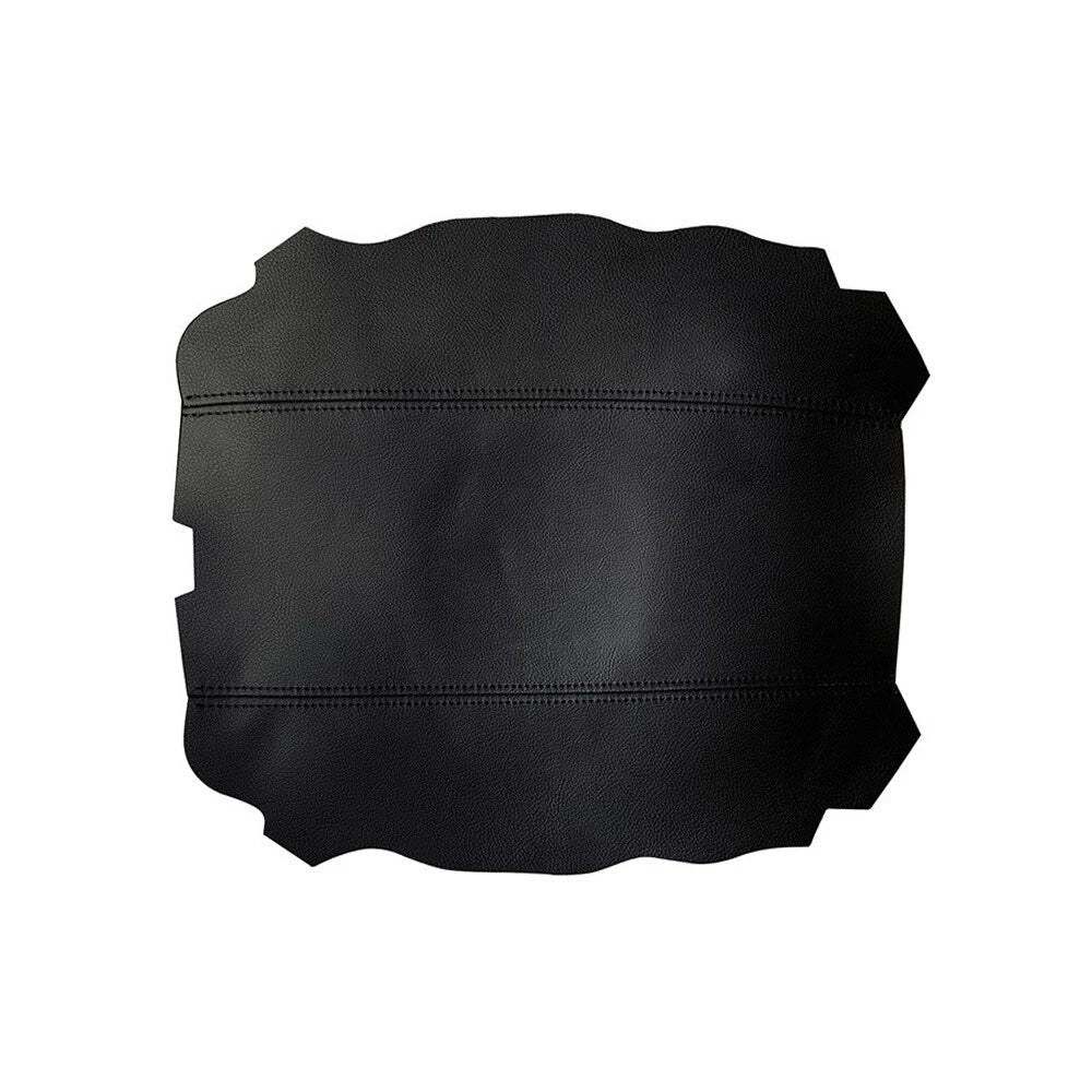 Center Console Lid Armrest Cover Skin Leather Black for Acura TSX (2009-2014)