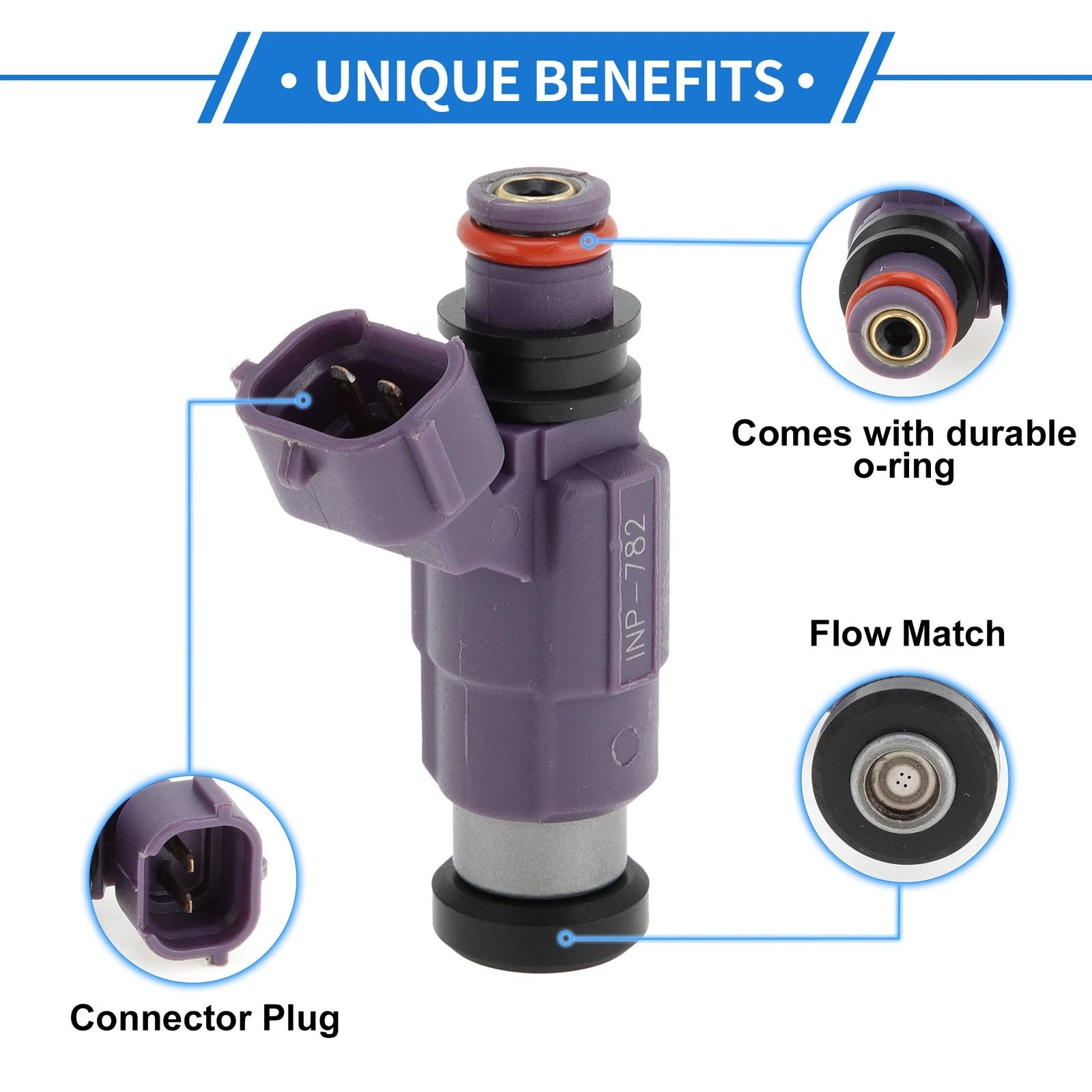 Fuel Injector No.FSJ3-13-250 for Mazda Protege 2.0 (2001–2003)