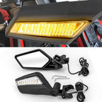 UTV Side Mirrors with LED Turn Signal for Can Am Maverick X3/X3 Max (2017–2023)