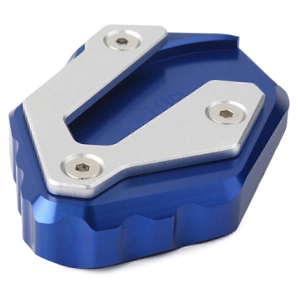 Kickstand Side Stand Plate Extension Pad for Yamaha MT-07 XSR700 (2016–2017) Blue