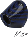 Pro Circuit Carbon End Cap Blue for 1 3/4 Inch Exhaust Systems