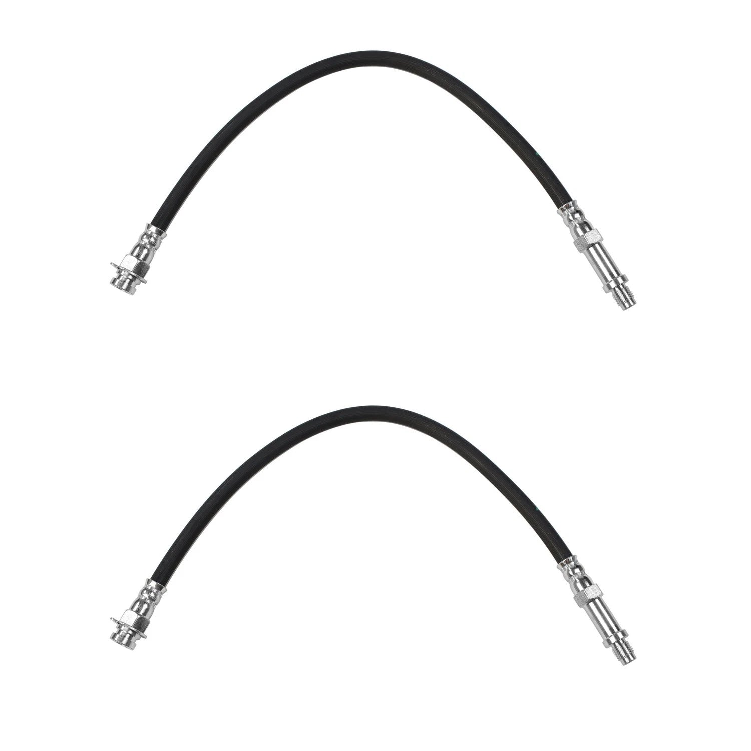Set of 2 Front Brake Hydraulic Hoses for 100-22 Bel Air Fleetline Truck