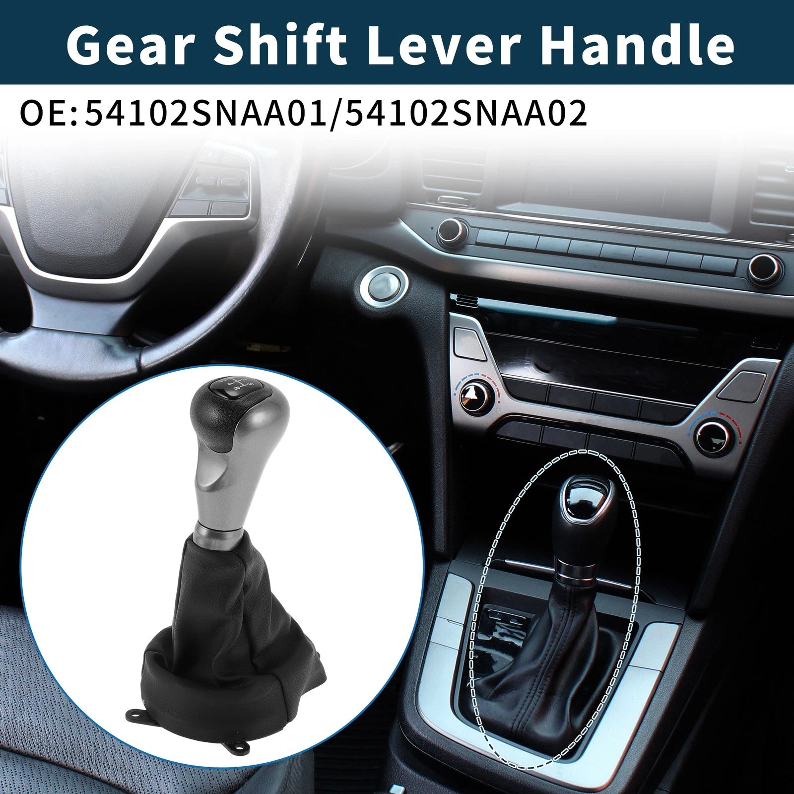 Manual Transmission Gear Shift Knob for Honda Civic (2006–2011) No. 54102SNAA01