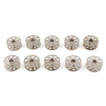Set of 10 Metal Large Bobbins for Juki DNU-241, DNU-1541, DNU-1541S