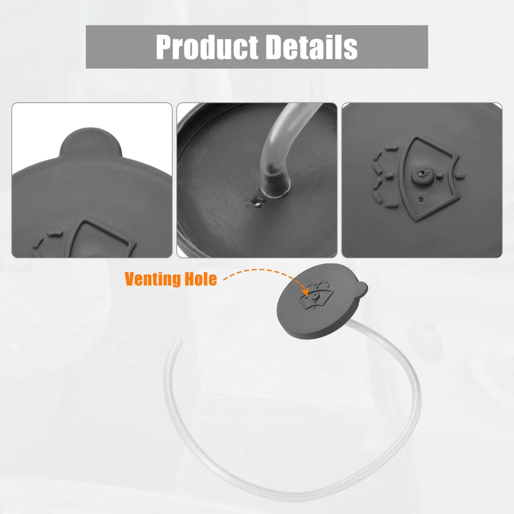 2X B8913-JG000 Windshield Washer Fluid Reservoir Cap for Nissan Rogue (2008–2013)