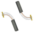 Set of 4 Carbon Brushes for Siemens Carbon Gold Tone Metal (36x12.5x5 mm)