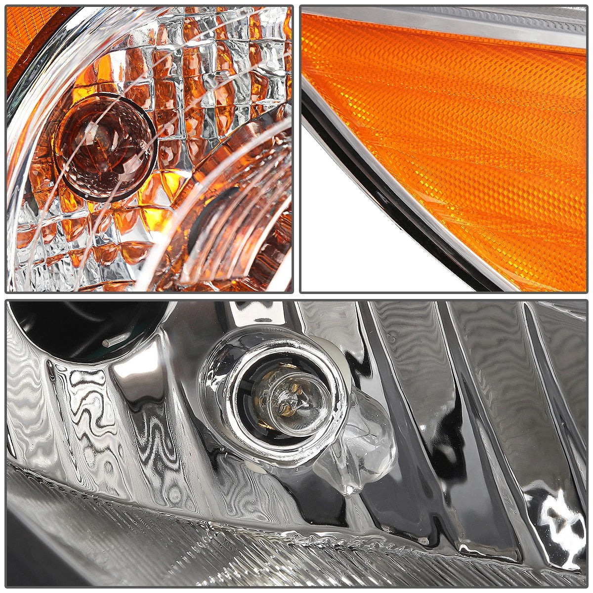 Chrome Housing Amber Corner Projector Headlight for Sonata (2011–2014)