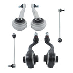 Set of 6 Control Arms and Sway Bar Links for Mercedes-Benz CLK550 (2007–2009)