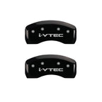 i-VTEC Caliper Covers Gloss Black Set for 2014–2016 Acura MDX (4 Pack)