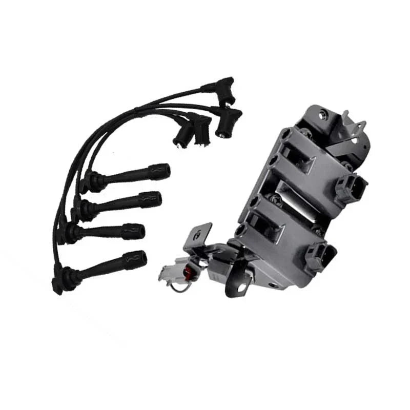 Ignition Coil Pack & Lead Kit for Kia Rio JB 1.4L Hatchback (2006-2011)