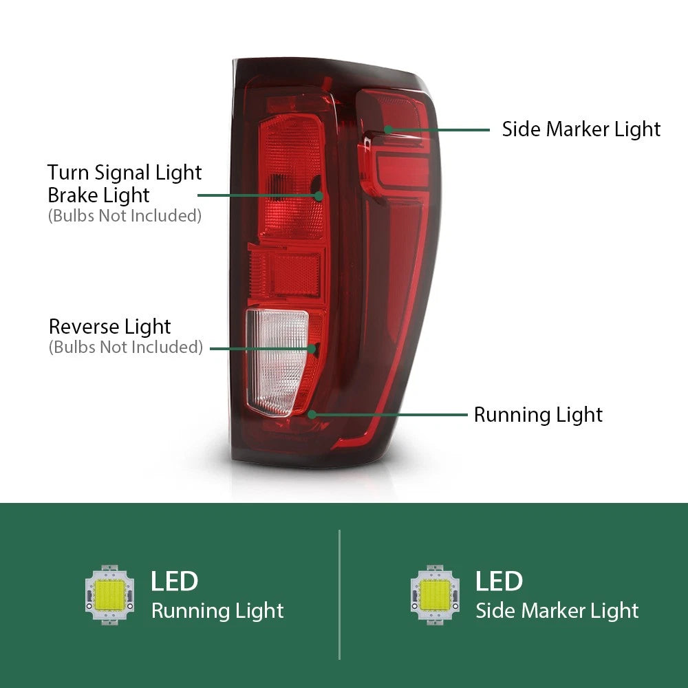 Halogen Tail Light Brake Lamp for GMC Sierra 1500 2500 3500 (2019–2022)