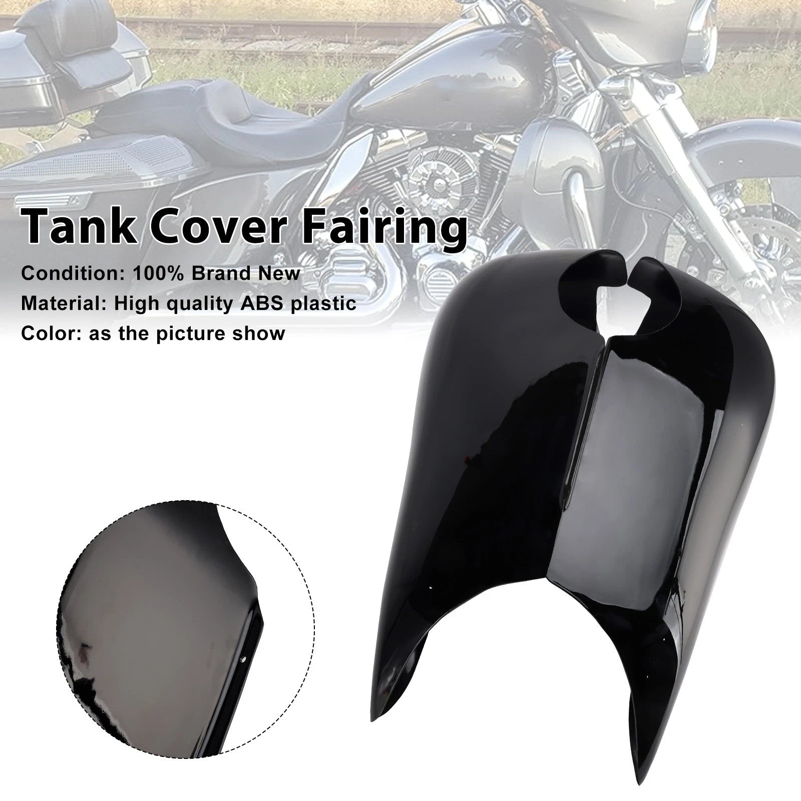 Stretched Tank Cover Fairing for Harley Touring Street Glide & Road Glide (2009–2023)