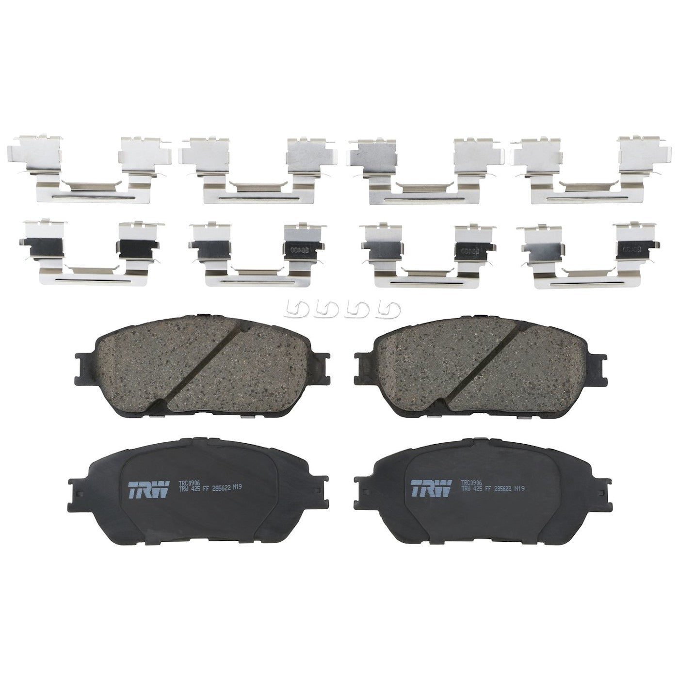 Set of 2 Brake Pads for Toyota Tacoma, Sienna, Solara
