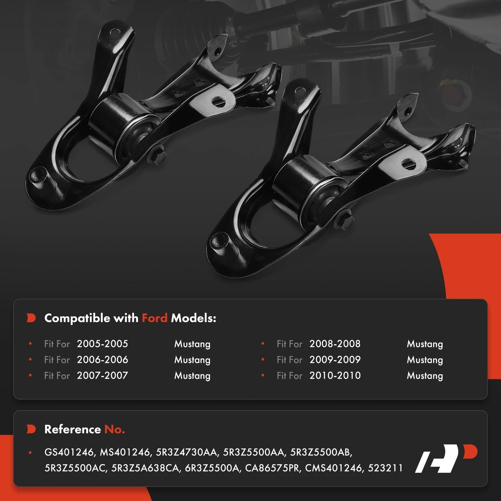 2X Rear Upper Suspension Control Arm for Ford Mustang (2005-2010)