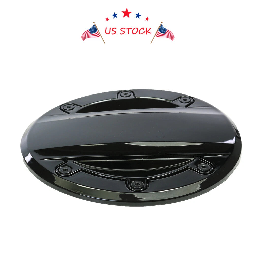 Black Fuel Door with Inserts for Chevrolet Camaro