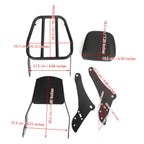 Sissy Bar Backrest Luggage Rack for Honda Rebel CMX300 CMX500 (2017–2025)