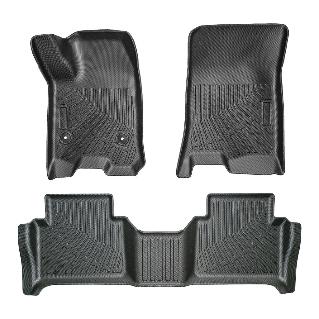3PCS TPE Waterproof Floor Mats for Chevy Colorado GMC Canyon (2023–2026)