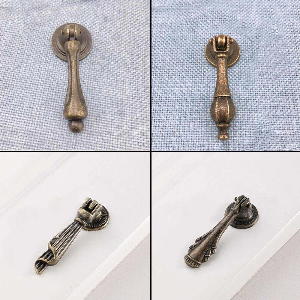 2X Vintage Cabinet Pull Handles for Kitchen Cupboard Drawer (Fits )