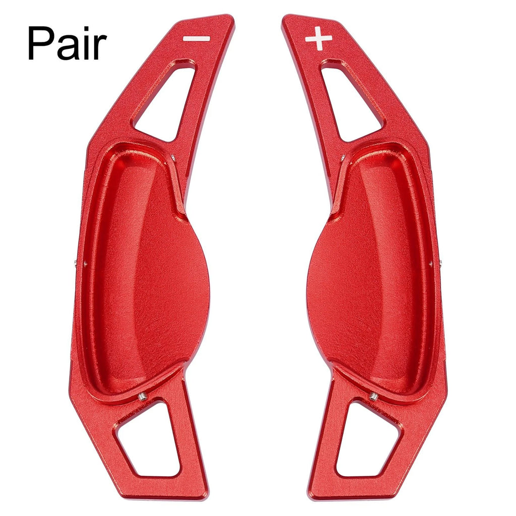 Pair Red Shift Paddle Covers for Smart Fortwo Forfour (2007–2020)