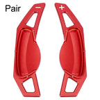 Pair Red Shift Paddle Covers for Smart Fortwo Forfour (2007–2020)