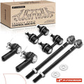 6x Front Sway Bar Link and Tie Rod End for Toyota RAV4 (1996-2000)