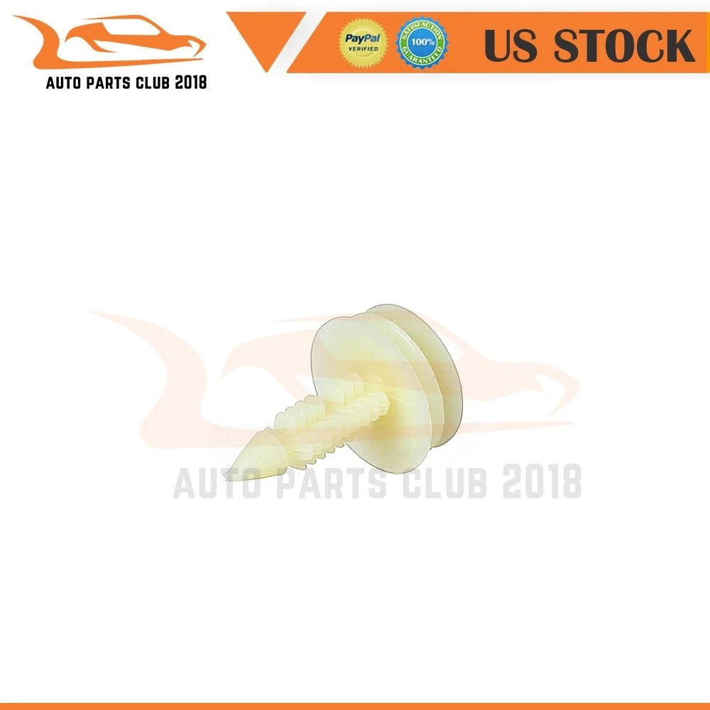 50Pcs Nylon Yellow Fender Bumper Fasteners #10285935 for GMC Chevrolet
