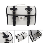 Saddlebag Storage Pannier for Scooter Motorcycle (Black)