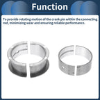 Main Bearing Set No. 12207D0200 for Nissan 200SX (1984–1985) 10 Pcs