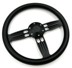 Double Barrel Steering Wheel Adapter for 14 Inch Black Steering Wheel (A01)
