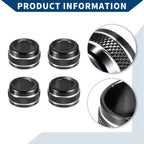 Set of 4 AC Vent Adjust Switch Knob Cover Rings for Ford Bronco Sport (2021–2023)