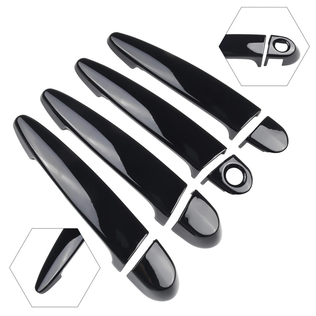 Gloss Black Door Handle Cover for BMW E87 E90 E91 E92 E93 F30 (2006–2019)