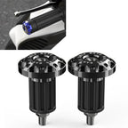 7/8" Motorcycle Dirt Bike Handlebar Grip End Cap Plug Slider - Black