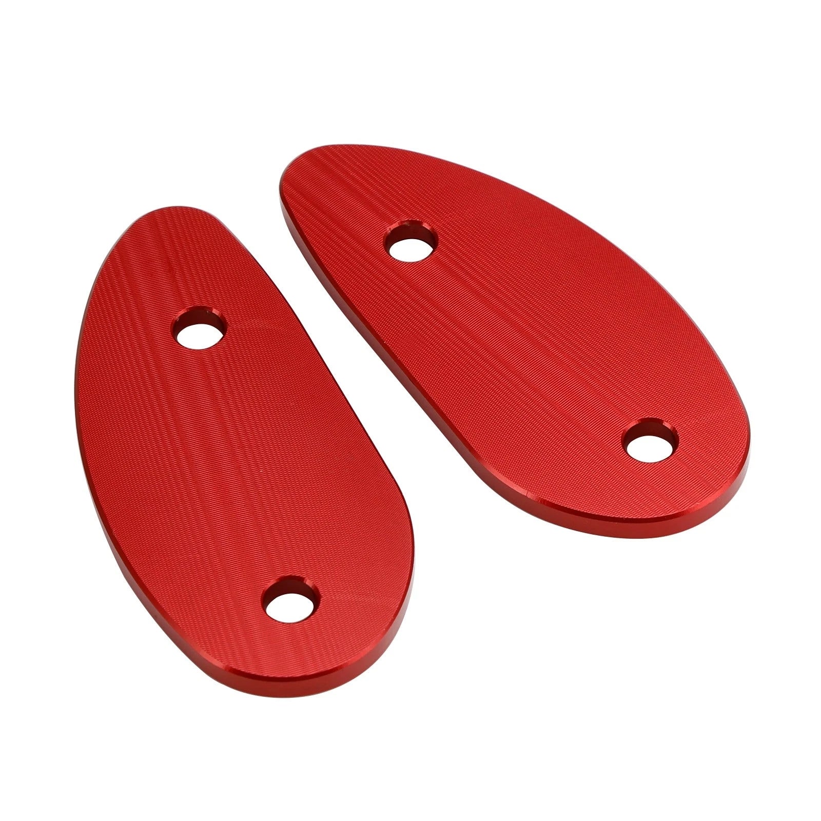 Red Mirror Delete Blanking Block Off Plates for Honda CBR1000RR (2008–2023)