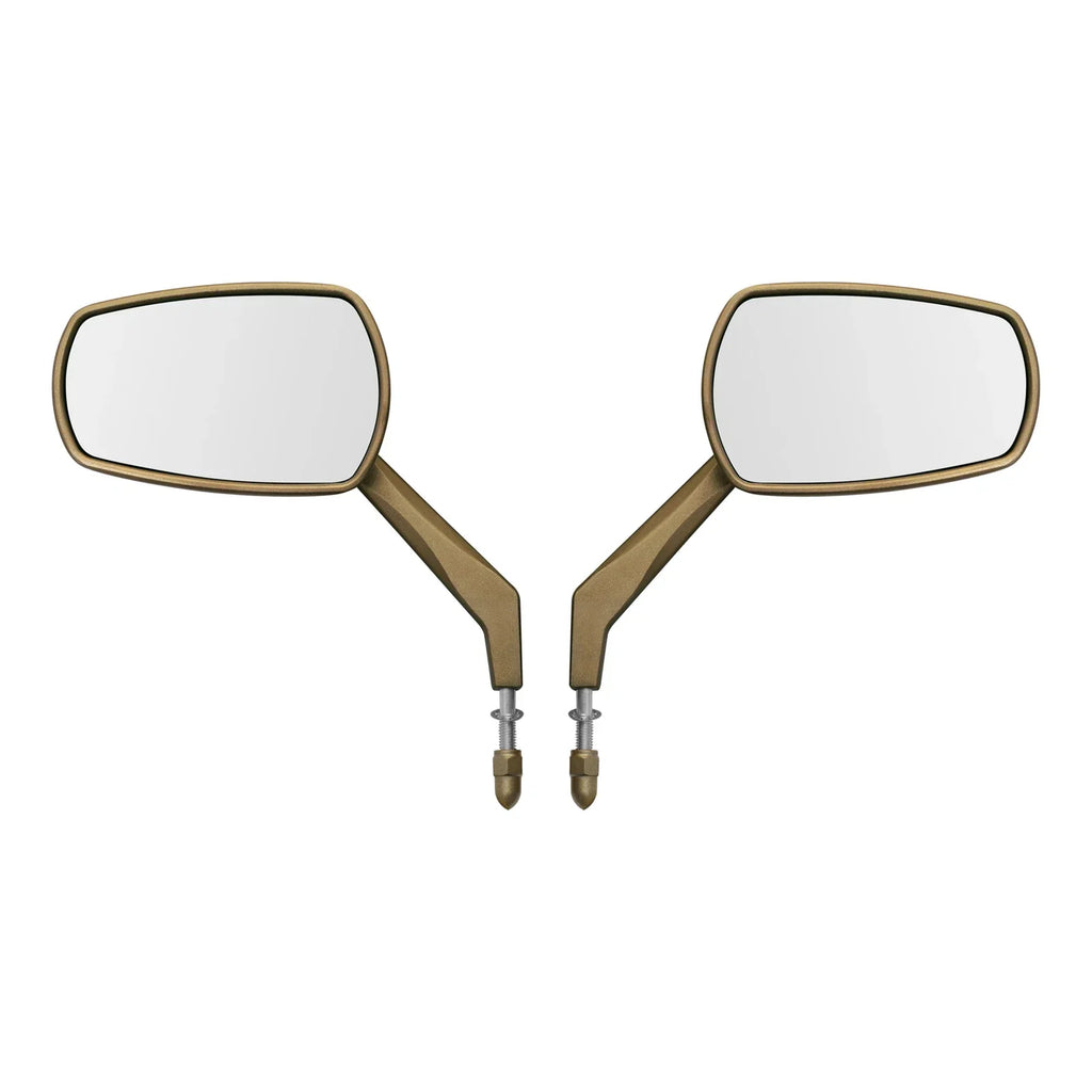 Gold Rear-View Mirrors for Harley Touring Electra Road King Glide (1982-2024)