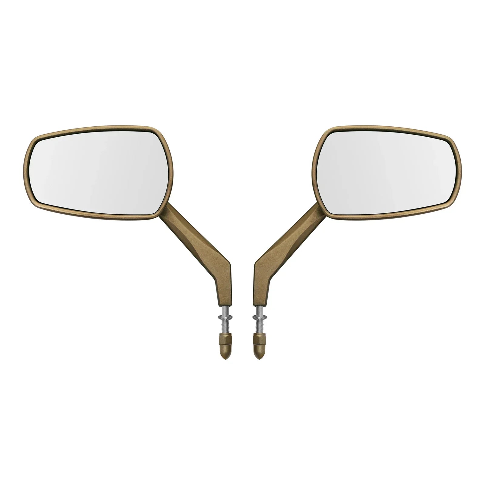 Gold Rear-View Mirrors for Harley Touring Electra Road King Glide (1982-2024)
