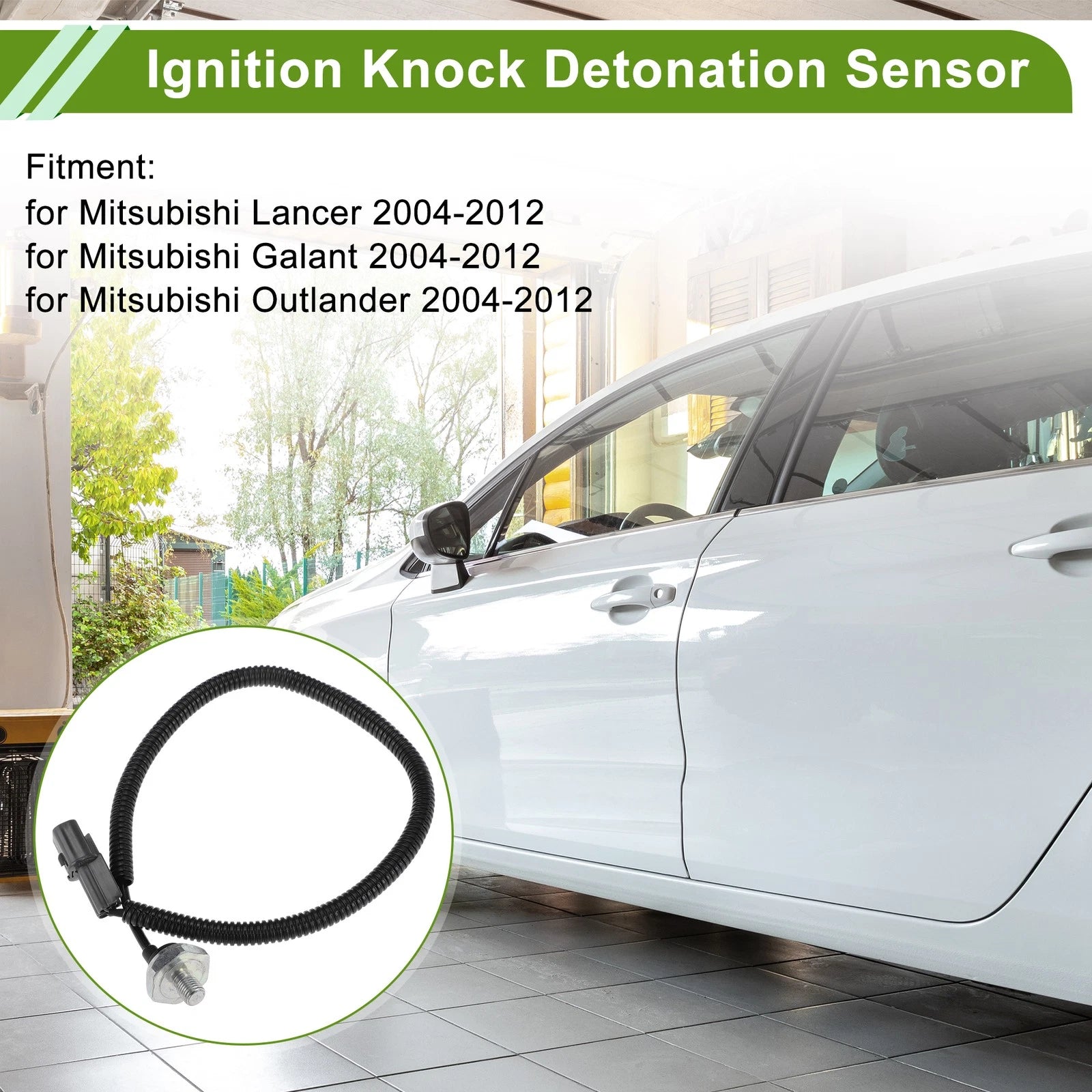 Ignition Knock Detonation Sensor for Mitsubishi Lancer (2004–2012) No.MN137468